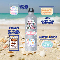 Puraesla affirmations with holo finish encourage daily positive habits