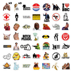 Puraesla stickers on bumper showcase bold memes for car customization