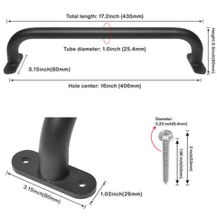 Purife handles side view show robust steel and weather-resistant coating for outdoor use