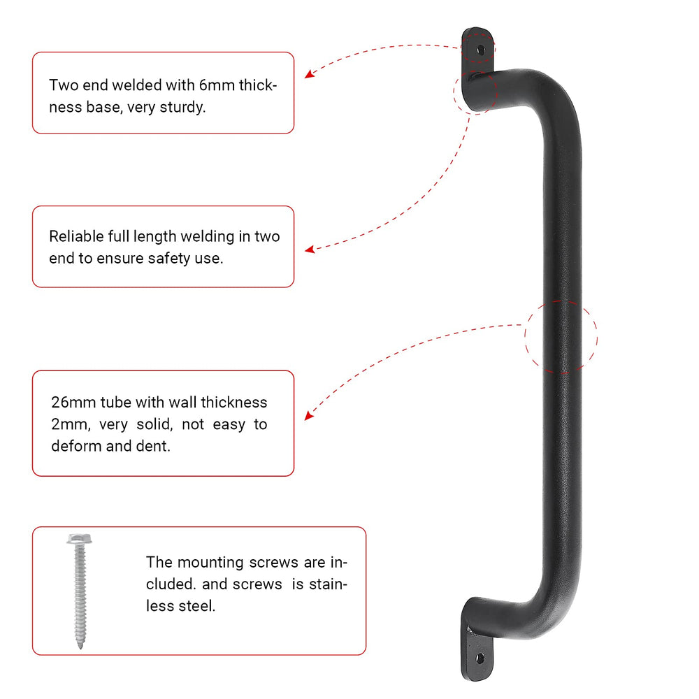 Purife outdoor playground handle provides secure grip for play areas.