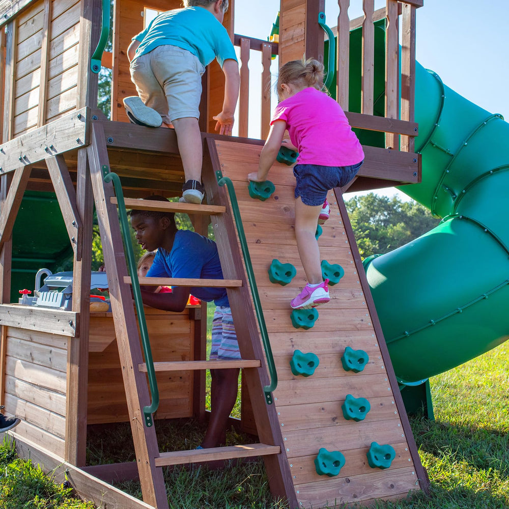 Purife treehouse grab handle features double mounting points for extra stability.