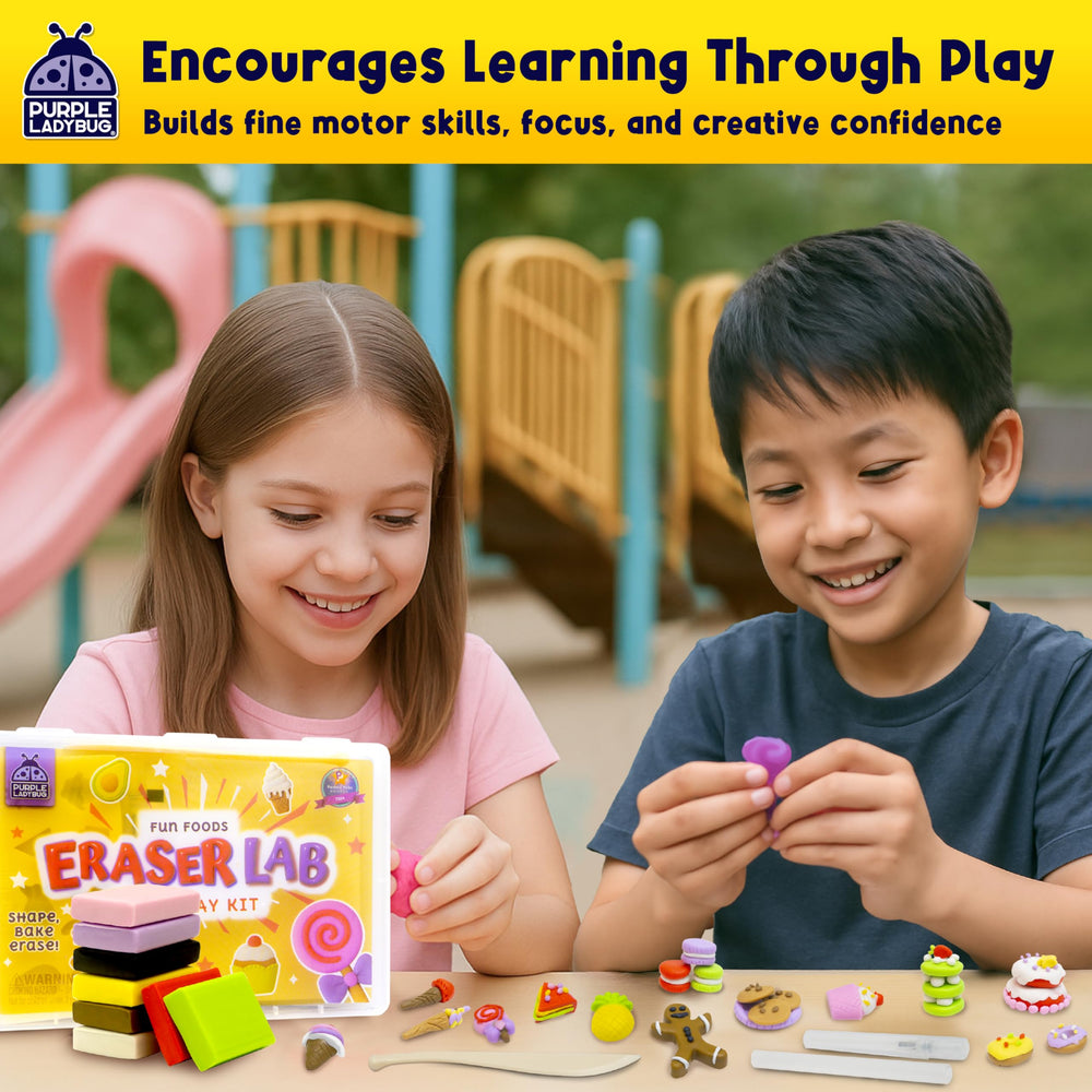 Purple Ladybug EraserLab spray bottle helps set details for neat crafting