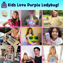 PURPLE LADYBUG box contents inspire independent, screen-free play