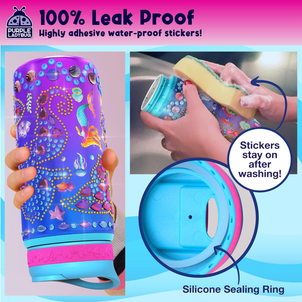 PURPLE LADYBUG vinyl sticker sheets for waterproof kid-friendly designs