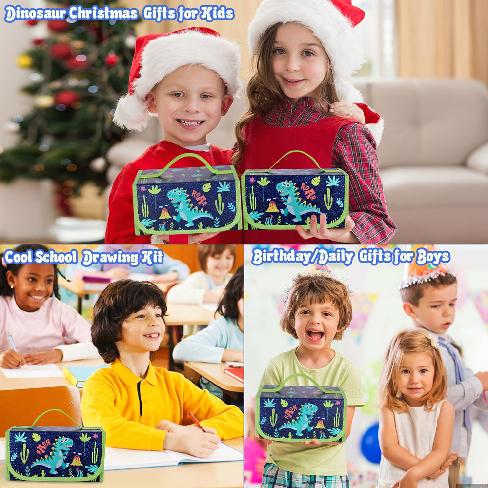 Purtarly dinosaur gift set for kids’ art and creativity