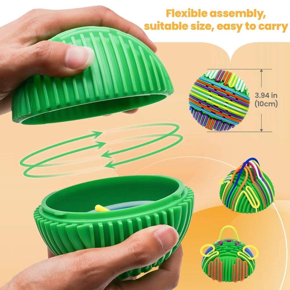 PushGoGo Sensory Ball with color-strings boosts color recognition and creativity