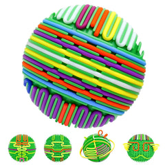 PushGoGo Sensory Ball with outer patterns for calming tactile exploration