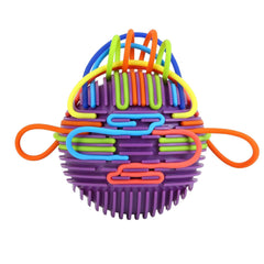 PushGoGo Sensory Ball surface pattern offers tactile exploration and calm engagement.