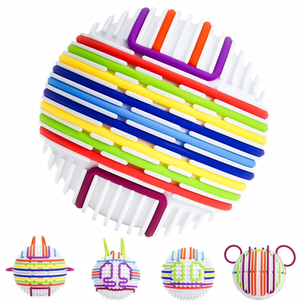 PushGoGo Sensory Ball with surface pattern for calm focus during play