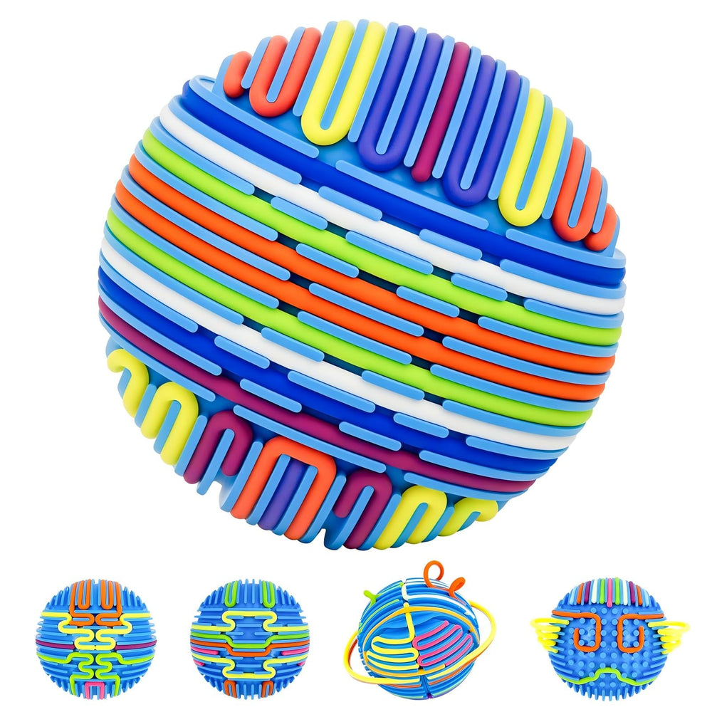 PushGoGo Sensory Ball surface-pattern textures invite calming tactile exploration
