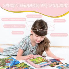 Puzcande tablet provides five learning modes to boost skills.