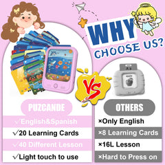 Puzcande tablet eco-friendly materials ensure safe, durable learning toys.