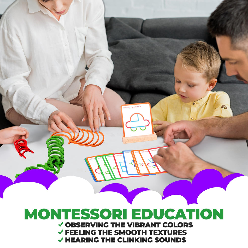 puzgic stem sticks provide safe play for curious preschoolers.