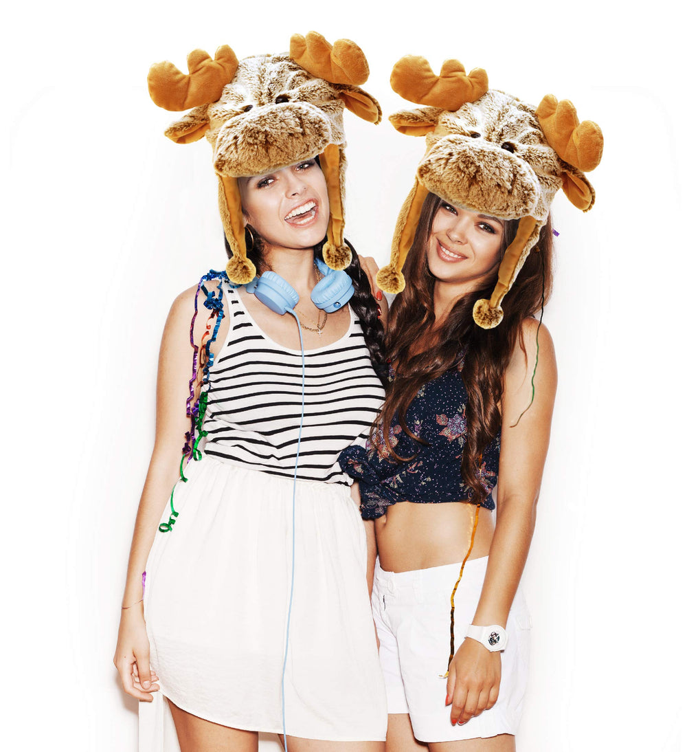 Puzzled DolliBu brown moose gift idea for birthdays and holidays