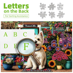 PuzzOne turquoise door puzzle image highlights bold contrast for focused solving sessions.