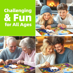 PuzzOne wall-art-ready puzzle pairs with decor and creates a focal point.