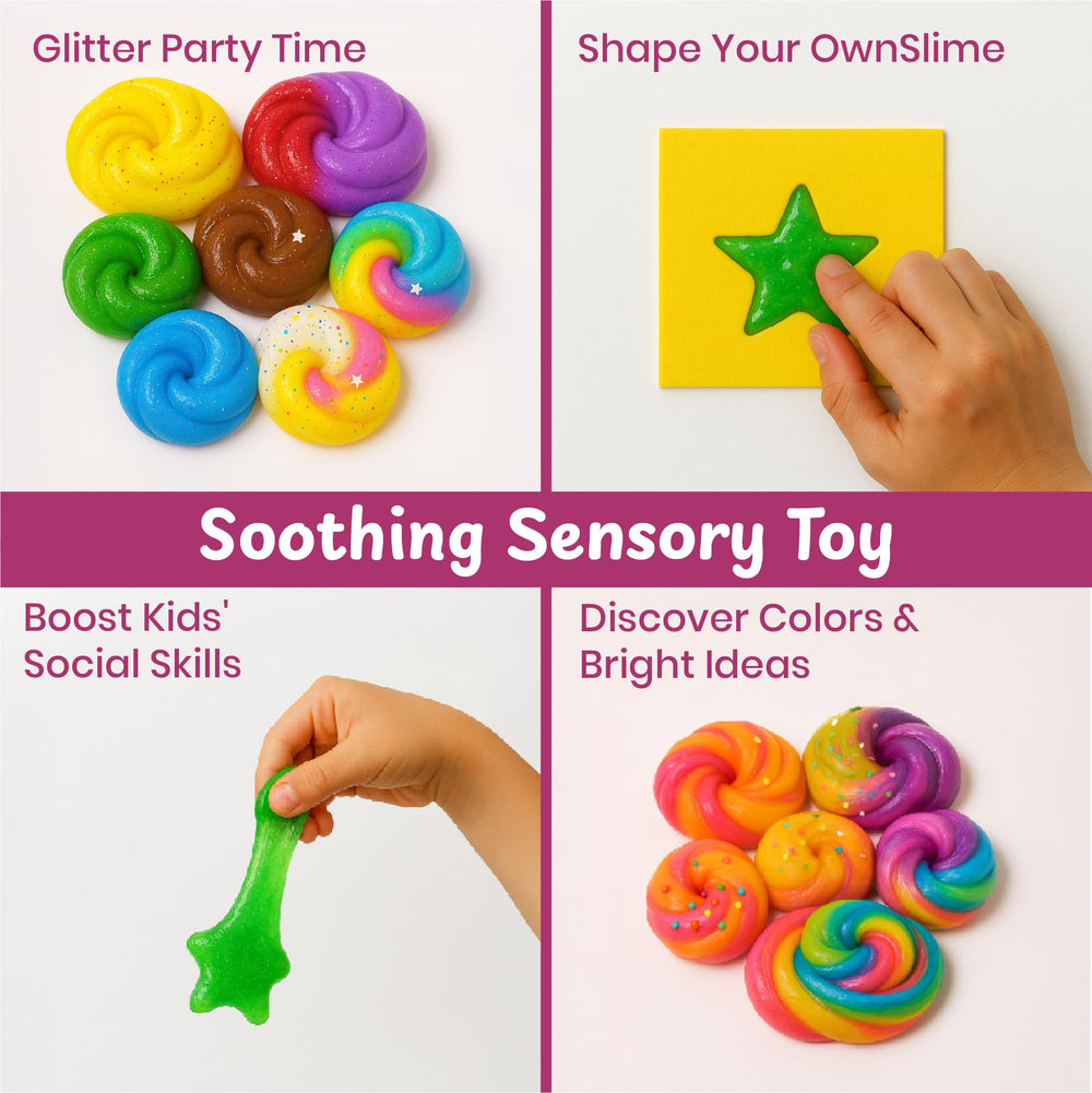 PW DIY Slime Kit complete color pack for vibrant slime creation