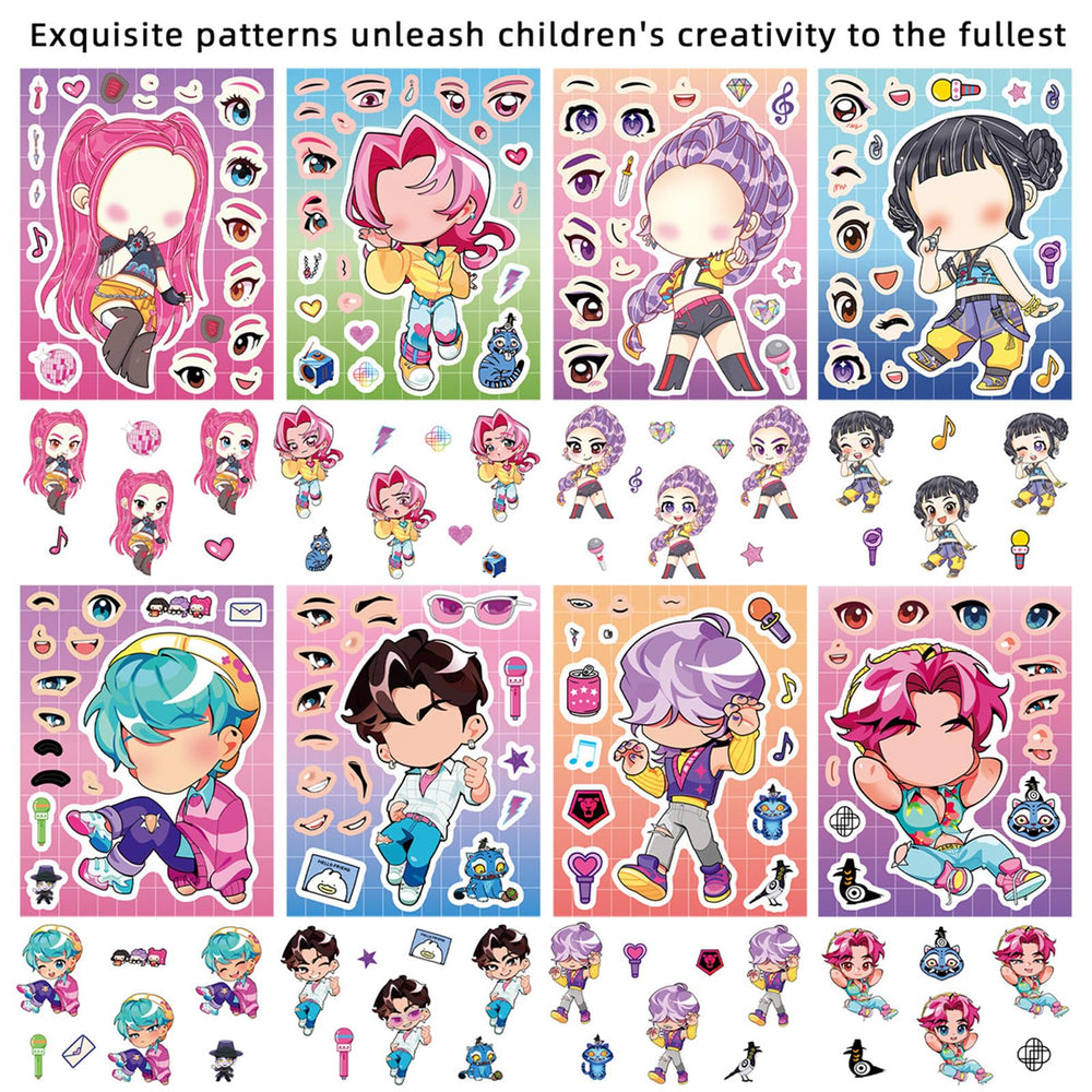 PWSTY creative sticker pack fuels imaginative play and decoration ideas.