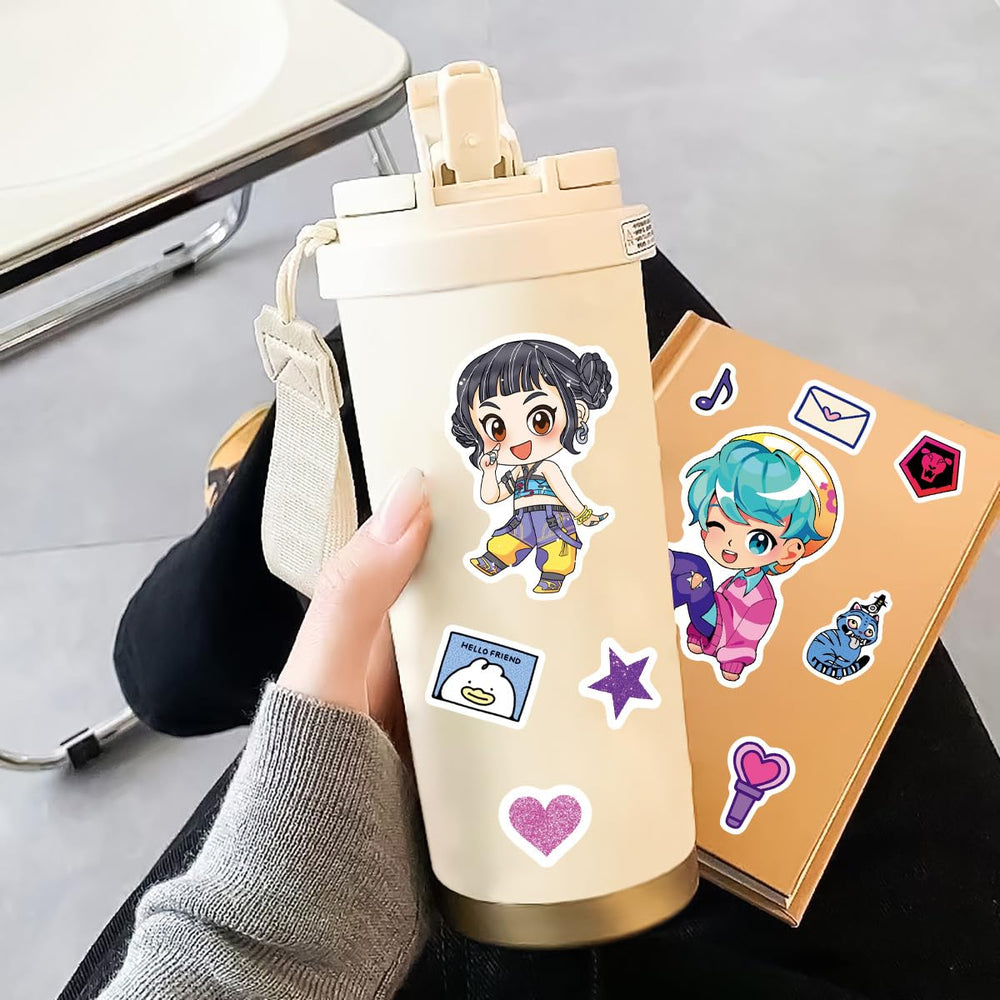 PWSTY teen craft sticker pack adds color to water bottles and lockers.