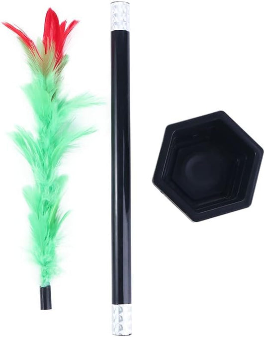 Pxiryanlow stick to rose wand displaying a rose reveal for stage use