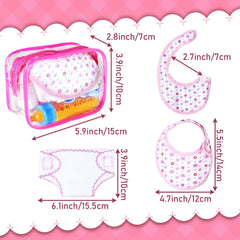 Pynqdfu doll pacifiers, comfortable grip for easy doll feeding.