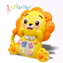 PYYCZA lion light-up toy promotes sensory play and color recognition.