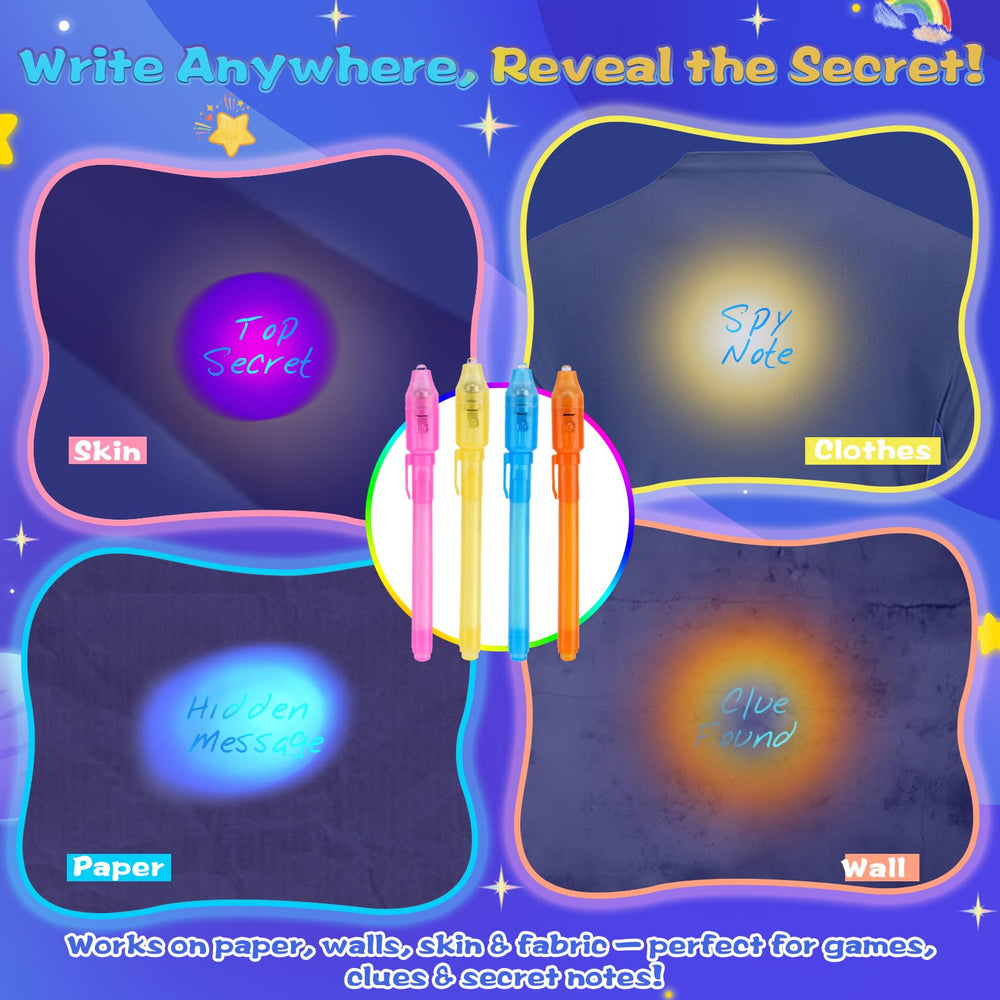 QANIY secret messages revealed with UV light for creative play
