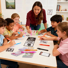 QANIY valentines day classroom fun kit for creative exchanges