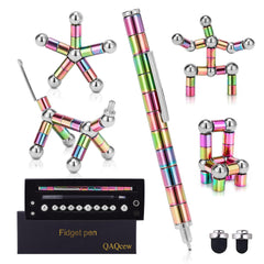 QAQcew fidget pen magnetic assembly promotes portable focus and creative play