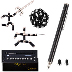 QAQcew fidget pen magnetic body offers smooth writing with tactile play.