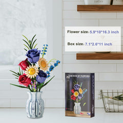 QARULUS delicate vase included for quick display setup