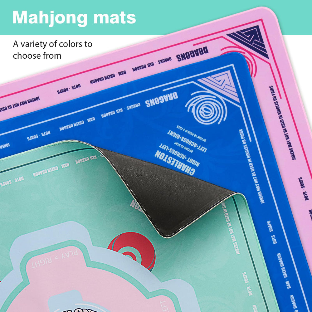 QAZWQAZ Mahjong Mat versatile for poker, dominoes, and cards