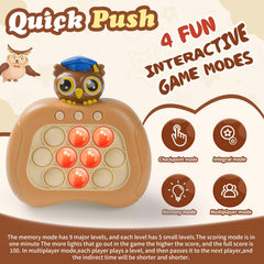 QBvuj Graduation Eagles Pop Push Game hero shot demonstrates multi mode play
