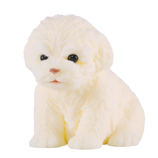 QCROAD SQUISHY Puppy Taba close-up of ultra-soft silicone surface for tactile relief.