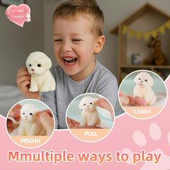 QCROAD SQUISHY Puppy Taba portable 80g companion for travel.