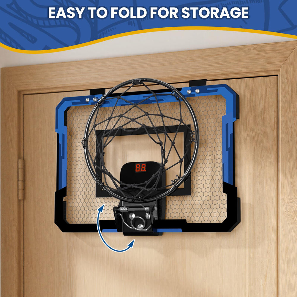 Breakaway steel rim supports dynamic dunks for real feel.