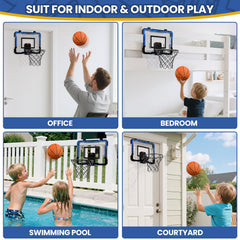 No-drill hook install for easy mounting on most doors.
