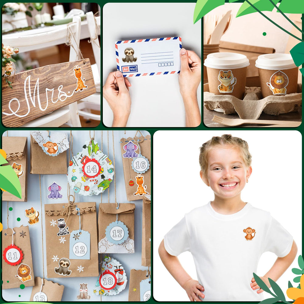 Qeeenar notebook decor stickers brighten everyday supplies.
