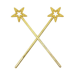 Qeuly Star Wand Gold accessory for holiday celebrations and photos