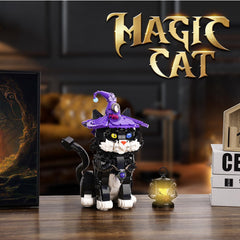 QFJ Ideas Harry magic cat glow lamp illuminating a magical scene