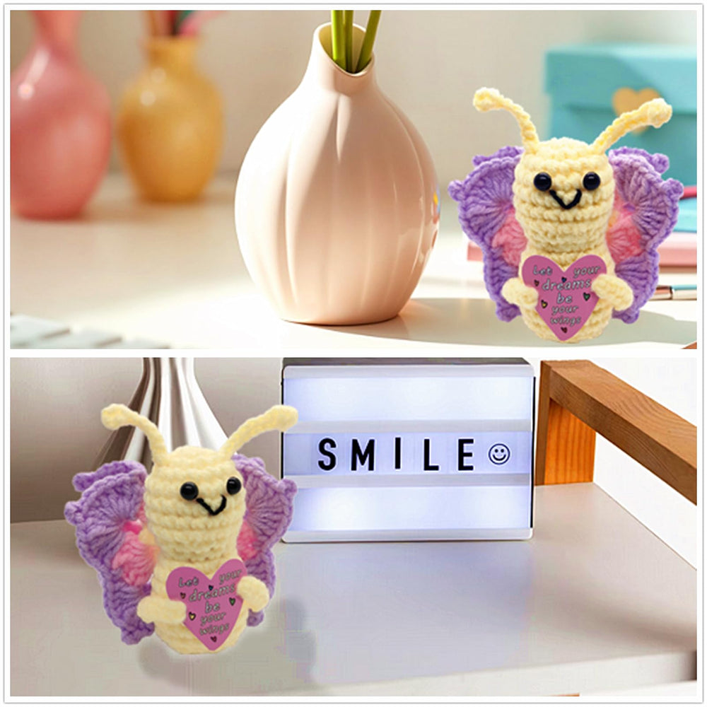 QHARIX small butterfly doll portable for on the go encouragement