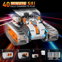 QHECTTY all-terrain tracked vehicle with space-tech aesthetics