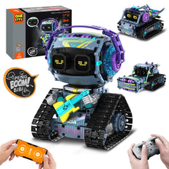 QHECTTY STEM robot building kit sparks imaginative play through assembly.