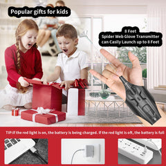 QHJIU Spider Web Shooter 2.0 ideal for wall-climbing pretend play