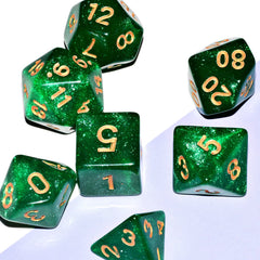 QiAN SiMAi Galaxy dice in play during a tabletop session