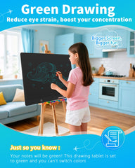 QIAOBUQI 20-inch LCD writing tablet used by kids for drawing and learning