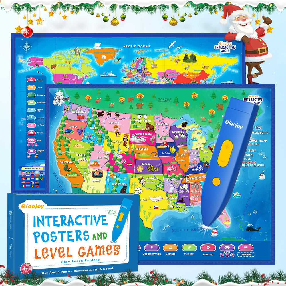 Qiaojoy bilingual interactive map hero for hands-on geography exploration