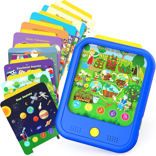 Qiaojoy kids learning tablet front view for engaging early literacy