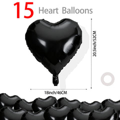 QIHOMPIB balloon ribbon included for easy setup at events.