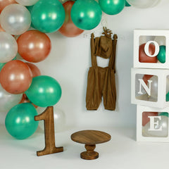 QIKOOLAA baby shower decor with white balloons for soft, charming accents